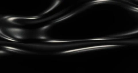 3d illustration Background of black waves, streaks of light and shiny surface Stock Illustration