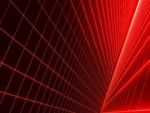 3D illustration background, perspective, perspective of a square cube or hone Stock Illustration