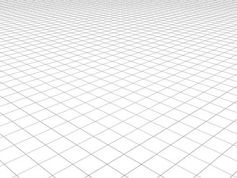 3D illustration background, perspective, perspective of a square cube or hone イラスト素材