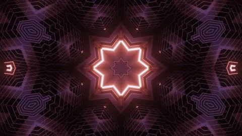 3d illustration background wallpaper of abstract geometry star pattern design 스톡 일러스트