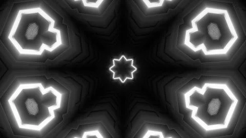 3d illustration background wallpaper of abstract geometry star pattern design Illustrazione stock