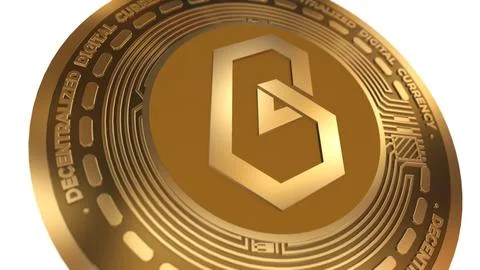 3d Illustration Band Protocol Cryptocurrency Coin Symbol Stock Illustration
