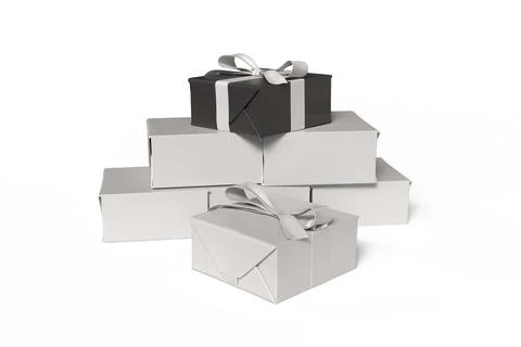 3D Illustration - Basic Elements of Christmas Gifts Illustrazione stock