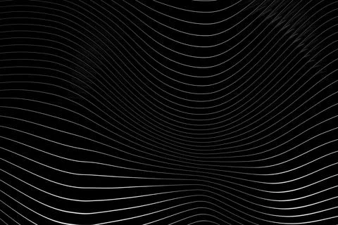 3d illustration of a black abstract gradient background with lines. PRint fro イラスト素材
