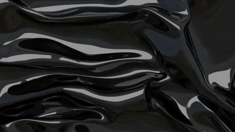 3D Illustration Black Abstract Texture Stock Illustration