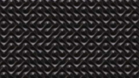 3D illustration black pattern waves light and shadow. Stock Illustration