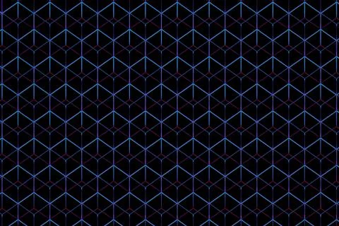 3d illustration blue  geometric pattern . Geometry  background, pattern 스톡 일러스트