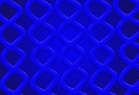 3D illustration blue seamless pattern abstract squares background Illustrazione stock