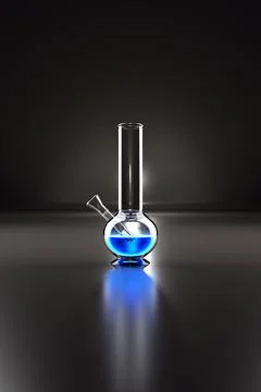 3D Illustration of a Bong Stock Illustration