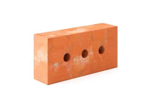3d illustration brick on white background Stock Illustration