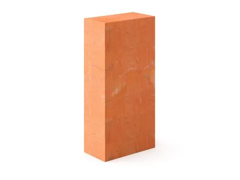 3d illustration brick on white background Stock Illustration