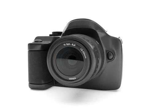 3d illustration: camera close-up Stock Illustration