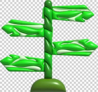 3D illustration camp wooden pointer for camping and outdoor travel expedition イラスト素材