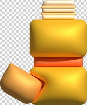 3d illustration camping equipment design ,Container water bottles for sport 스톡 일러스트