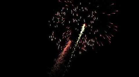 3d illustration of cartoon effect of firework Stock Illustration
