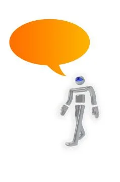 3D Illustration Of Chatbot Icon Иллюстрация