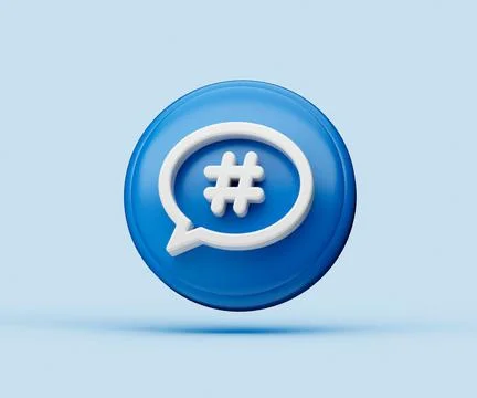 3D illustration of chatting or talking bubble on blue background with shadow Illustrazione stock