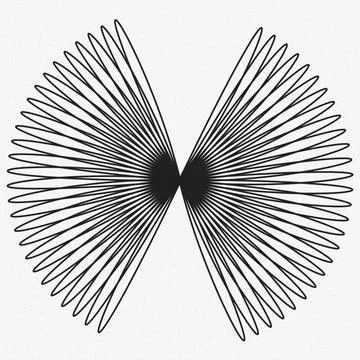3D Illustration Circle lines Illustrazione stock