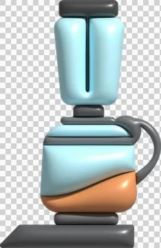 3d illustration Coffee maker machine for making coffee cappuccino and espress Illustrazione stock