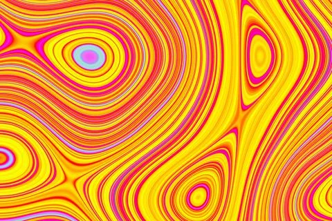 3D illustration   colordul water pattern, texture. Abstract chaotic pop art   Illustrazione stock