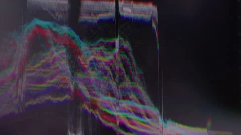 3d Illustration of a Colorful Waveform in an Editing Program Stock Footage 270313706