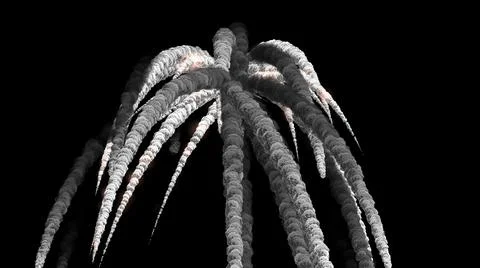 3d illustration of comic style explosion Stock Illustration