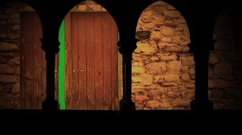 3d illustration - Computer generated open windows  on Green Screen. Illustrazione stock