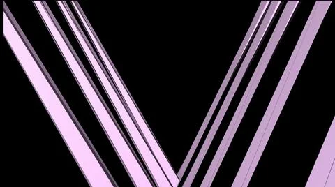 3D illustration -  of concentric simple triangles tunnel Illustrazione stock