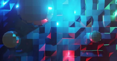 3d illustration of the concept of cloud technologies. Stock Illustration