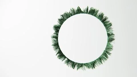 3D illustration of countless frames forming an abstract structure Stock Illustration