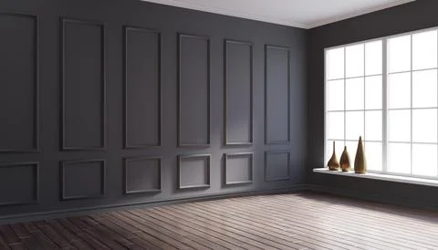 3d illustration of cozy classical interior corner Stock Illustration
