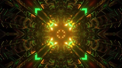3d illustration of cross shaped moving labyrinth Stock Footage 160819948