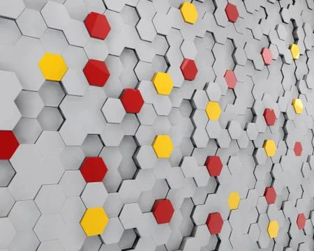 3d Illustration of cube as backround Stock Illustration