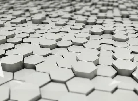 3d Illustration of cubes on backround Stock Illustration