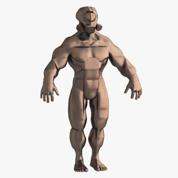 3D illustration of cyborg Stock Illustration