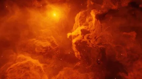 3d illustration - Deep space nebula Stock Illustration