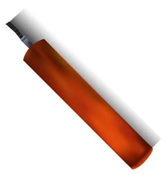 3d illustration of a dynamite seen from above Stock Illustration
