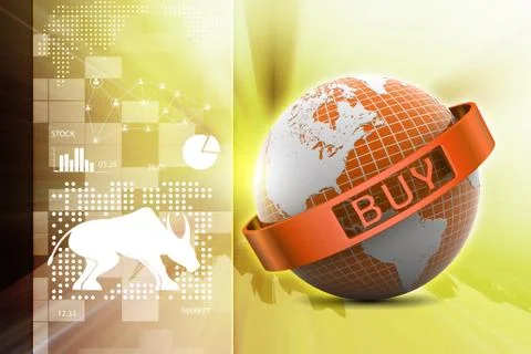 3d illustration of e-commerce concept Stock-Illustration