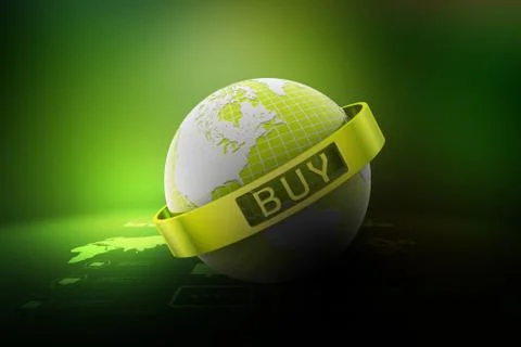 3d illustration of e-commerce concept Stock-Illustration