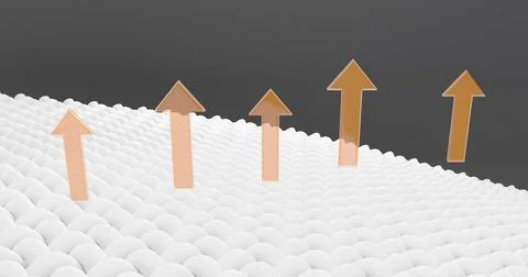 3d illustration of the elasticity of the fabric structure Stockillustratie