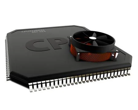 3d Illustration of electrical components on white background Stock Illustration