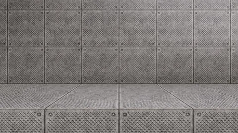 3D illustration of an empty modern studio table room background 스톡 일러스트