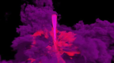 3d illustration of  Fire Ball Explosion Stock Illustration