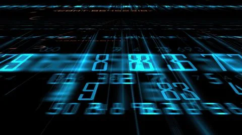 3d illustration - Futuristic technological interface - HUD Stock Illustration