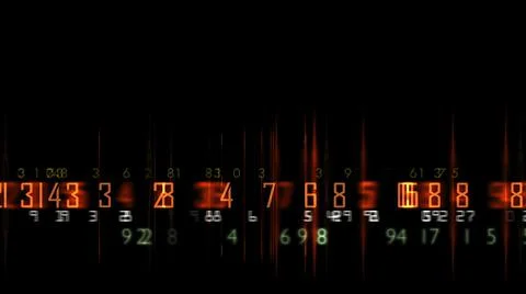 3d illustration - Futuristic technological interface - HUD Stock Illustration