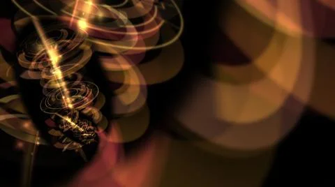 3d illustration - Futuristic technological interface - HUD Illustrazione stock