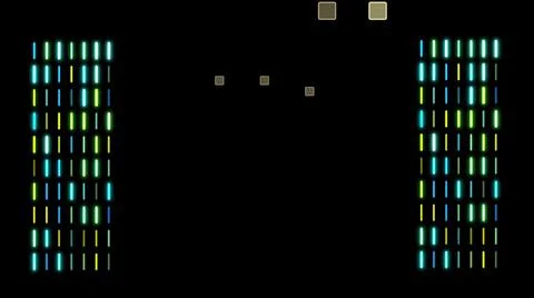 3d illustration - Futuristic technological interface - HUD Stock Illustration