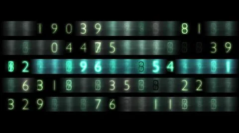 3d illustration - Futuristic technological interface - HUD Stock Illustration