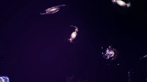 3D illustration galaxy in deep space. Spiral galaxy consisting of star dust 스톡 일러스트