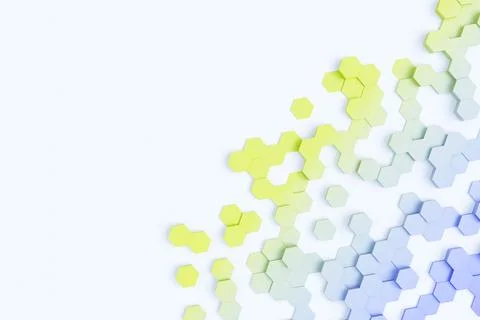 3d illustration of geometric pattern Illustrazione stock